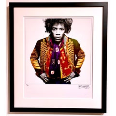 Jimi Hendrix classic color par Gered Mankowitz - Edition limitée signée 49/50