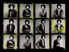Jimi Hendrix Contact Sheet by Gered Mankowitz