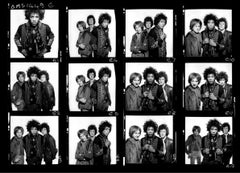 Jimi Hendrix Experience 1967 Contact Sheet by Gered Mankowitz
