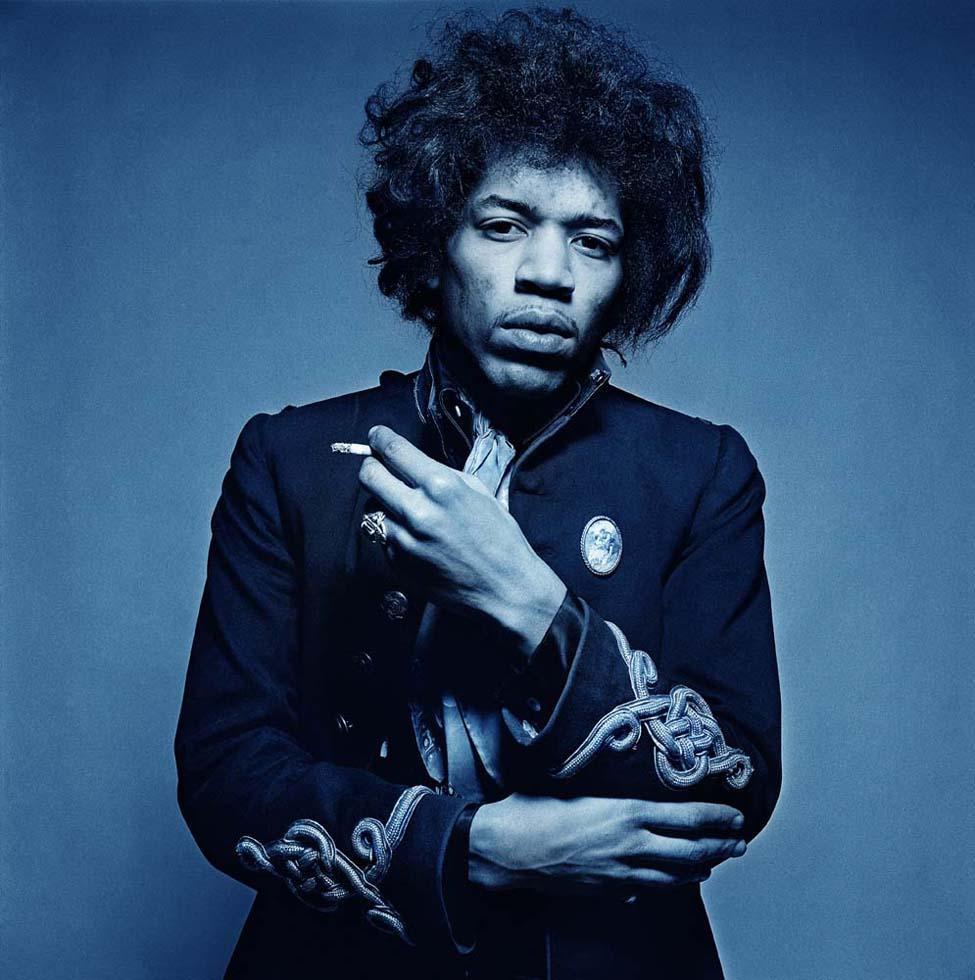 Gered Mankowitz Portrait Photograph - Jimi Hendrix, London, 1967