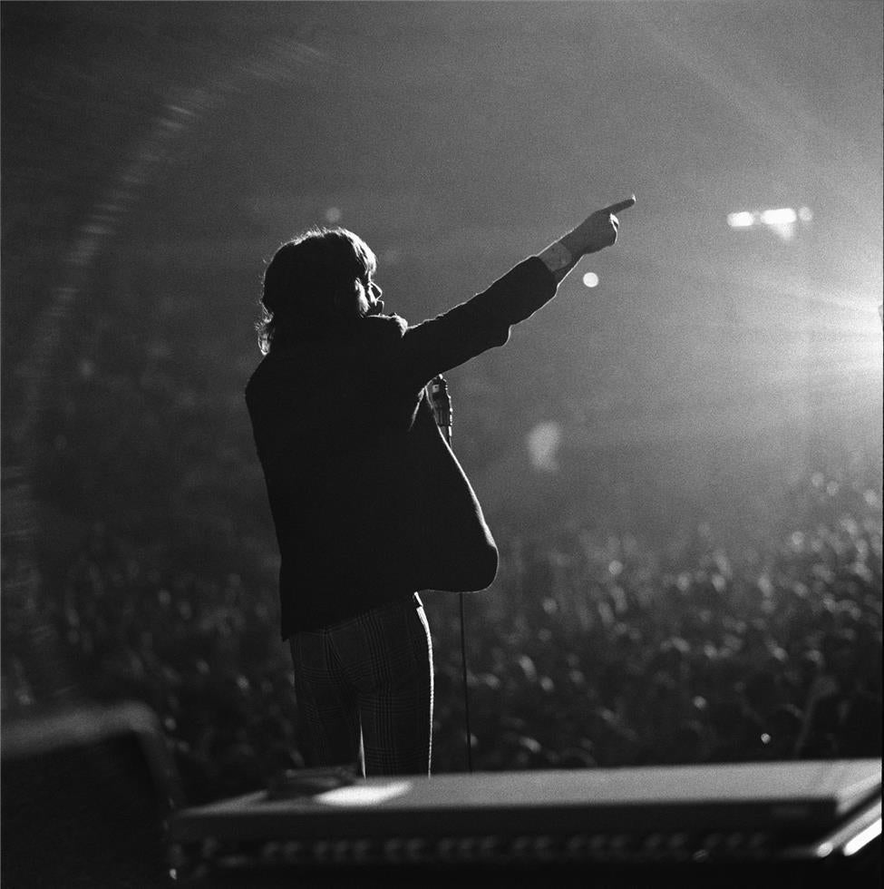 Gered Mankowitz Black and White Photograph - Mick Jagger