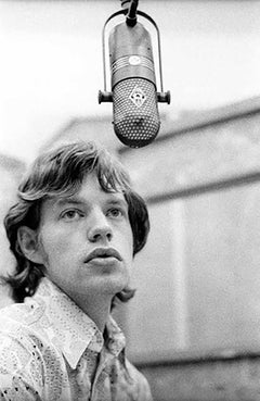 Mick Jagger in Front of Mike