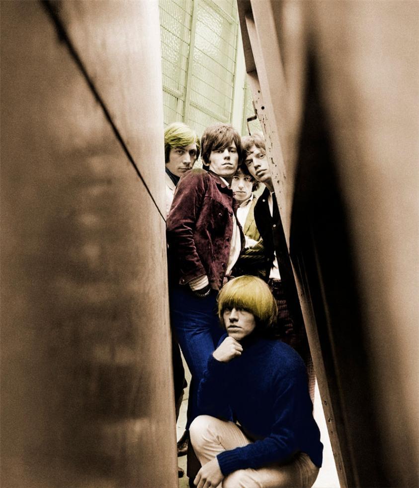 Gered Mankowitz Portrait Photograph - The Rolling Stones, England 1965