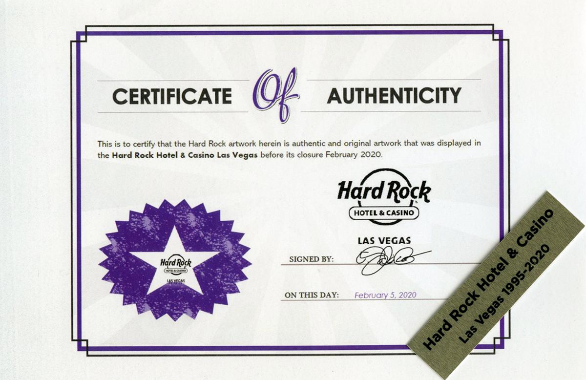 „Jimi Hendrix“ Druck in limitierter Auflage von Gered Mankowitz aus dem Hard Rock Hotel  im Angebot 4