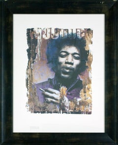 "Jimi Hendrix" limited edition print by Gered Mankowitz from Hard Rock Hotel 