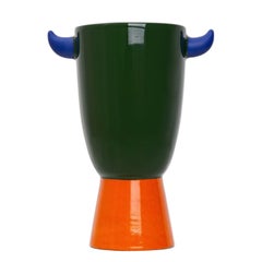 Gergei Faun Pop Handmade Colored Ceramic Vase, Spain, 2020