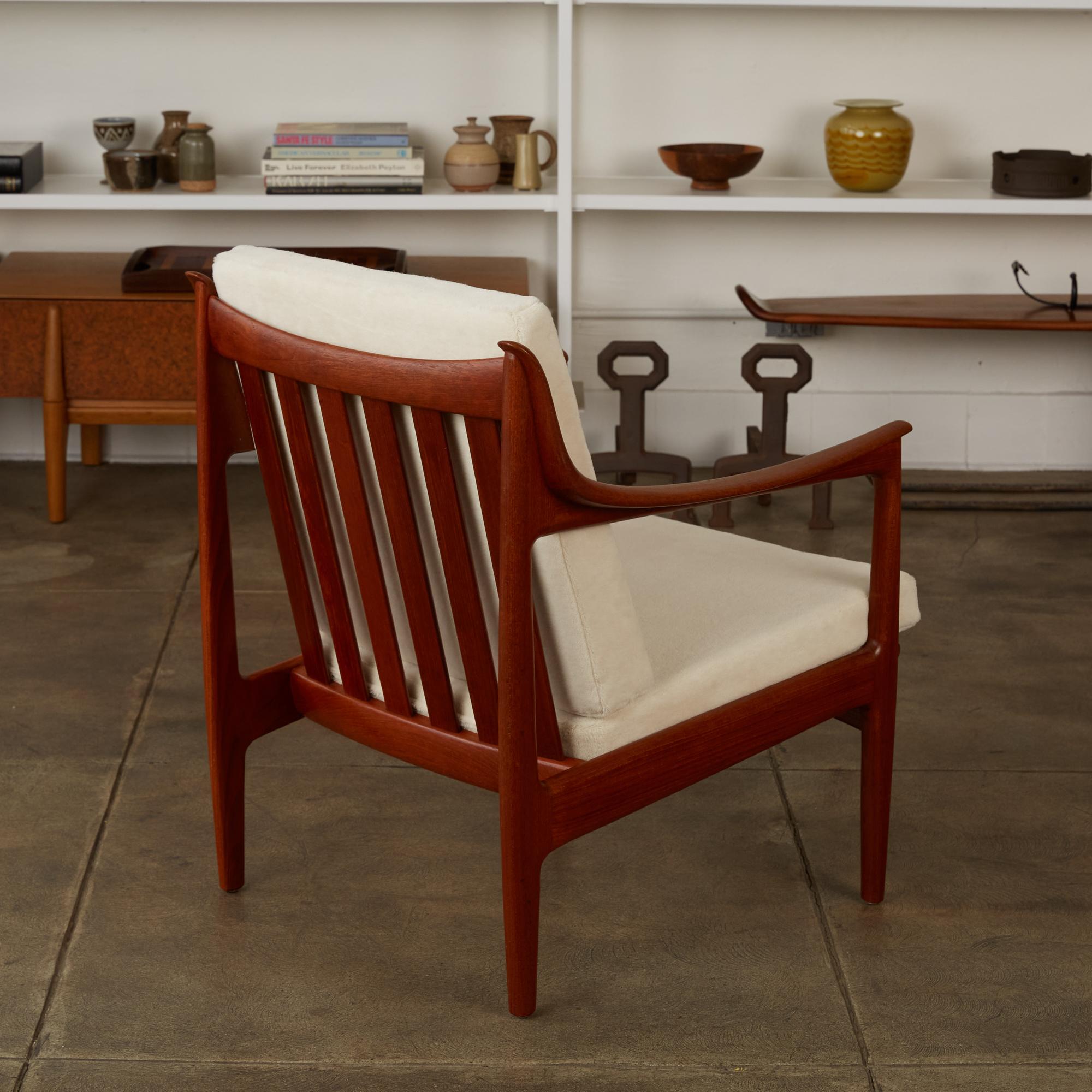 Gerhard Berg Lounge Chair for Westnofa In Excellent Condition In Los Angeles, CA