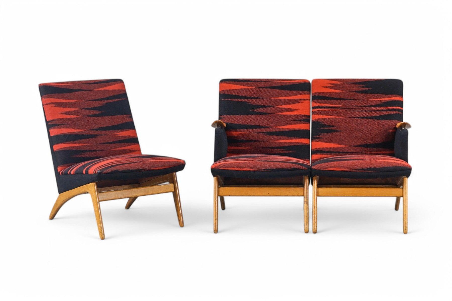 Gerhard Berg Sofá modular de tres plazas 