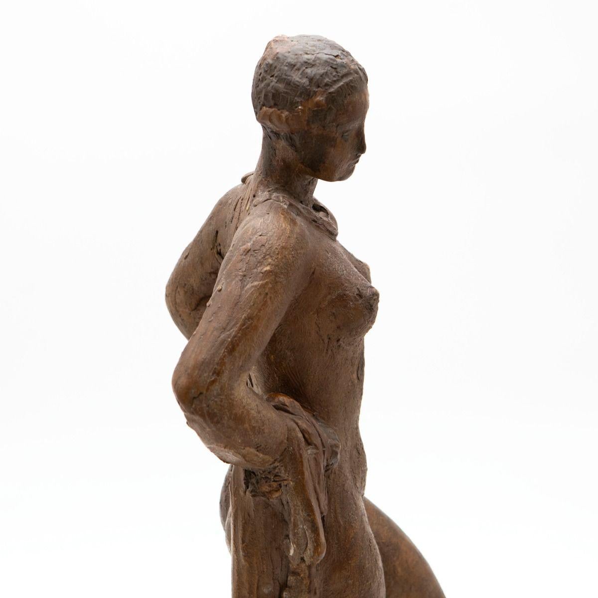 Gerhard Henning, 1929 Studio in gesso di una donna nuda in piedi in vendita 2