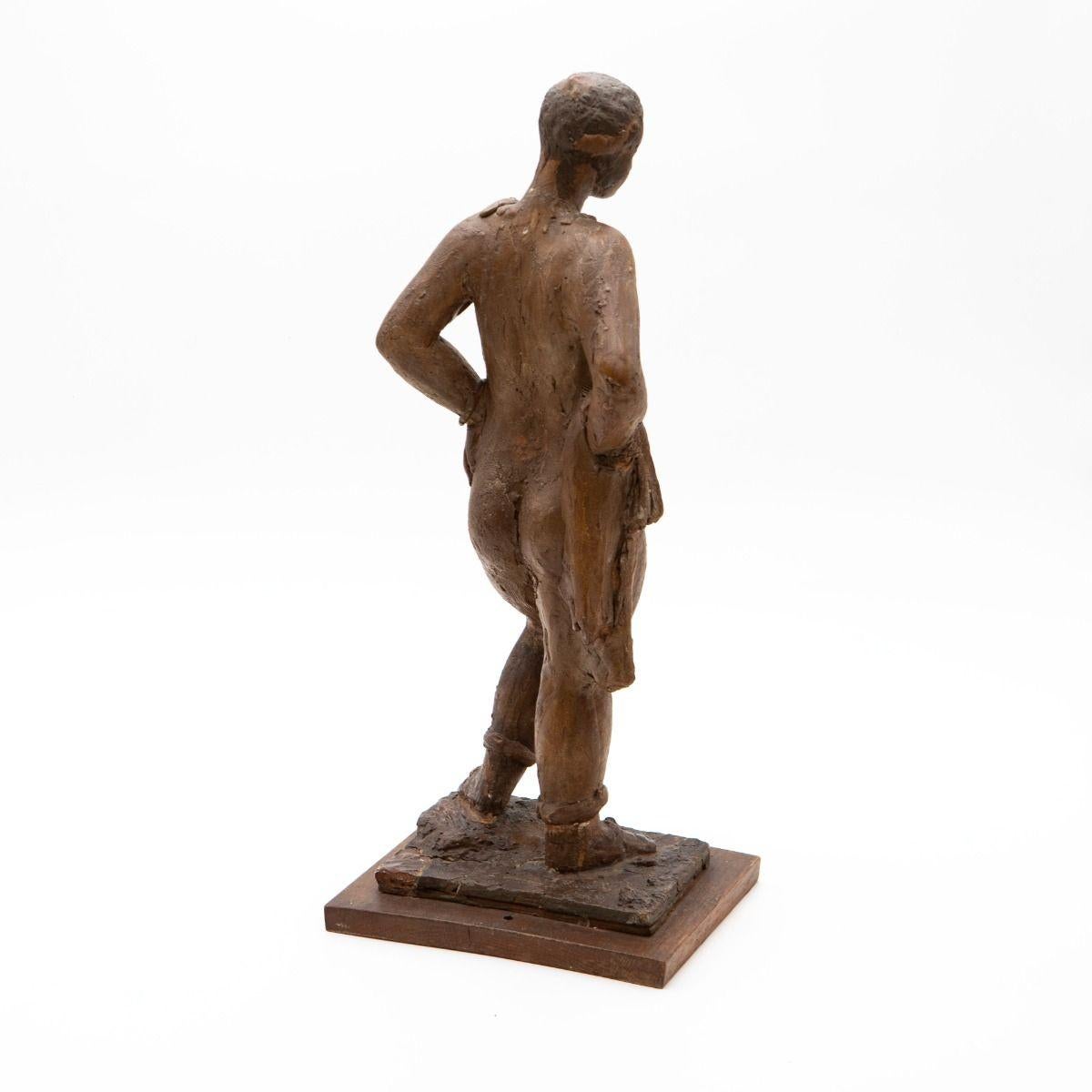 Moderno Gerhard Henning, 1929 Studio in gesso di una donna nuda in piedi in vendita