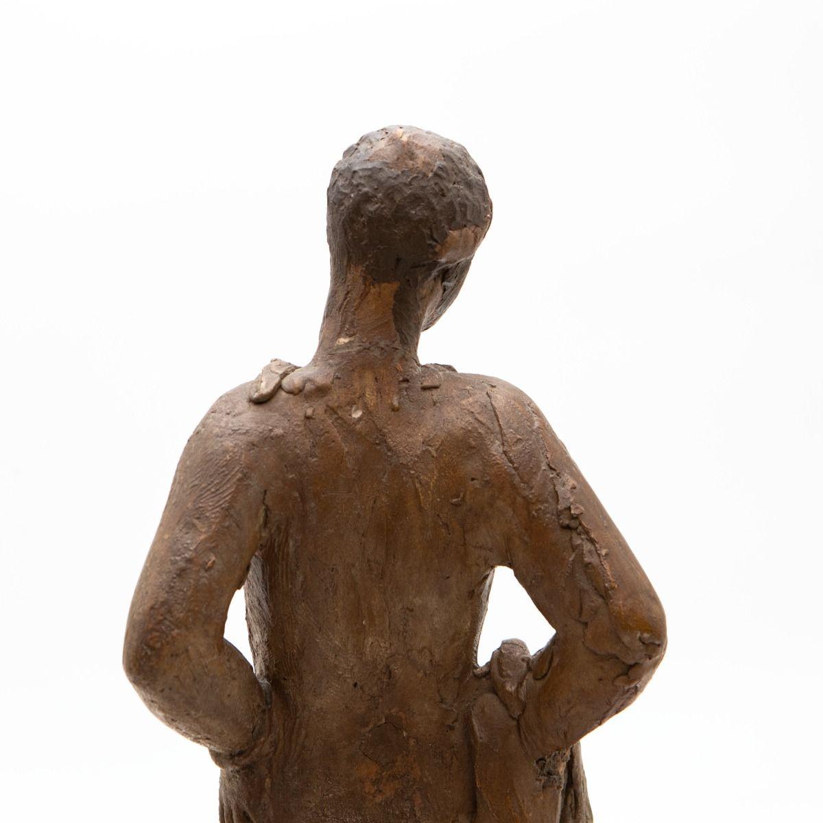 Gerhard Henning, 1929 Studio in gesso di una donna nuda in piedi In condizioni buone in vendita a Kastrup, DK