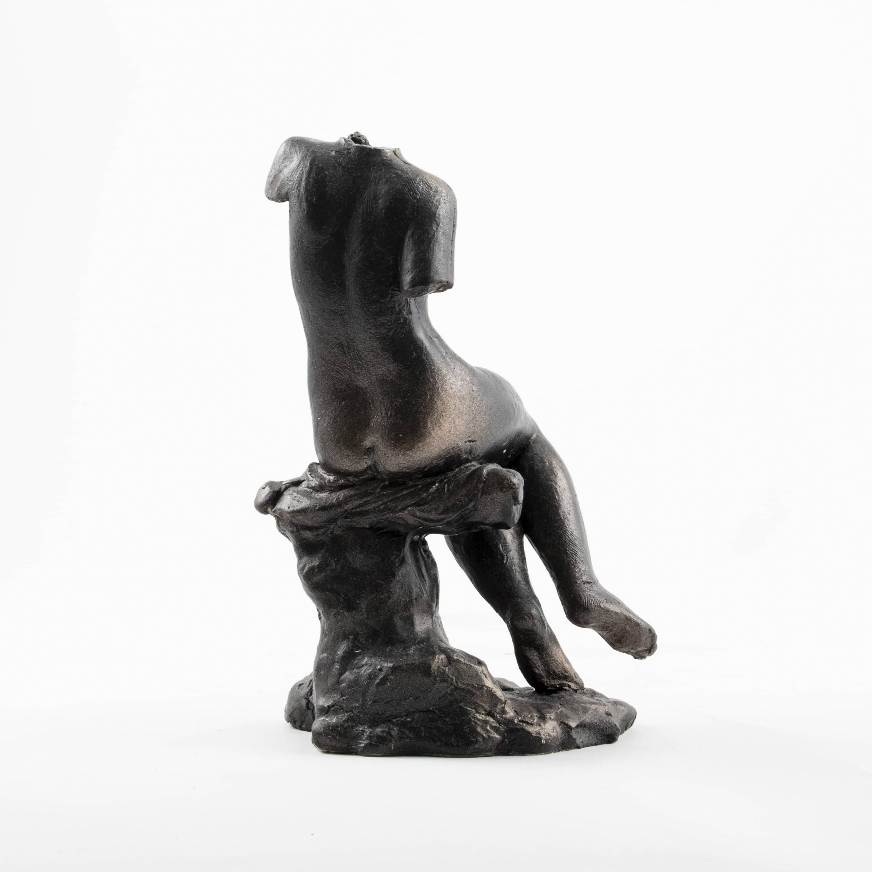 Danish Gerhard Henning, Plaster Sculpture of a Female Nude Torso