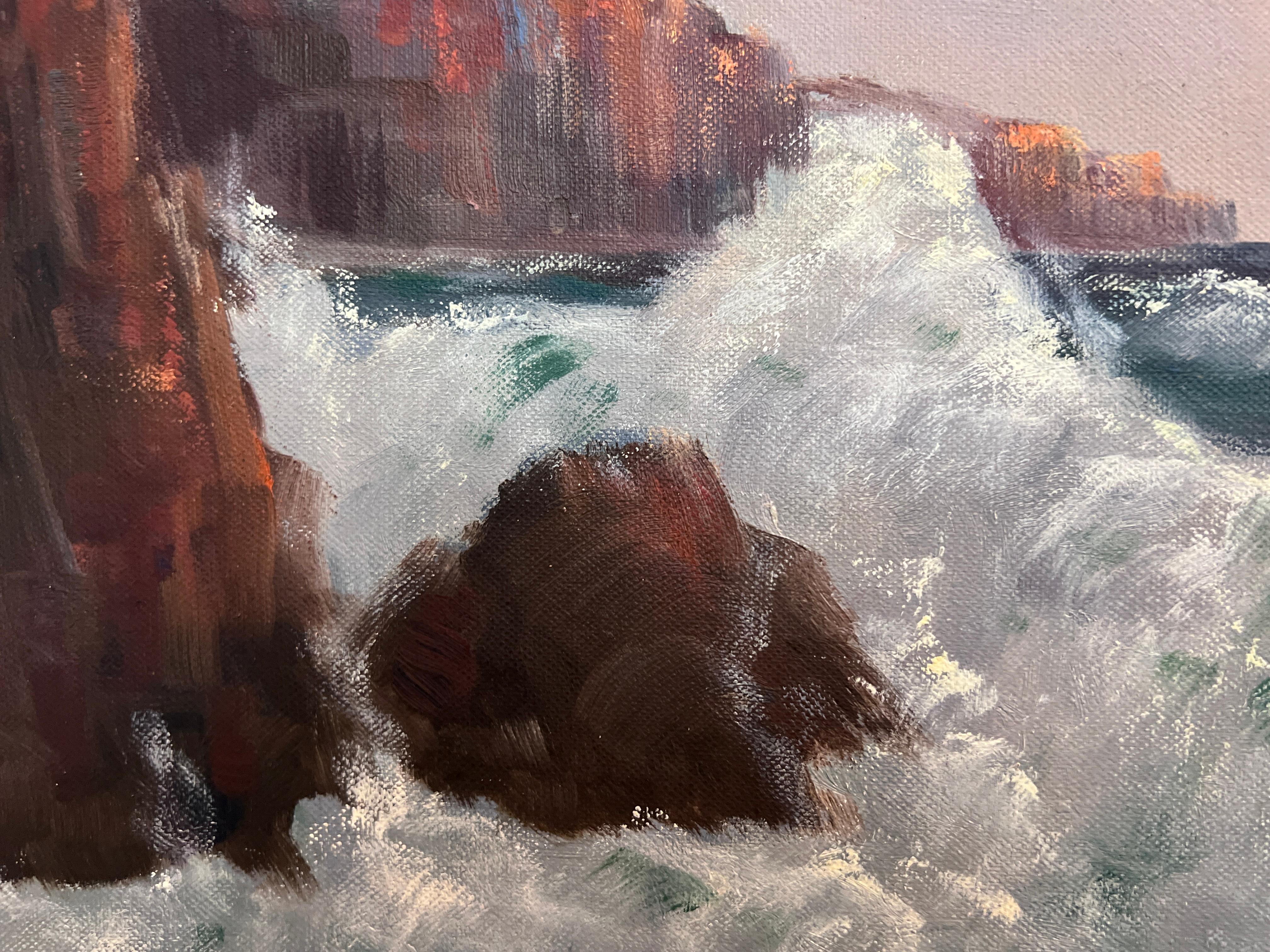 Gerhard Lukas Larsen (German 1911-1965) Oil canvas Vintage, Maritime, Seascape im Angebot 11