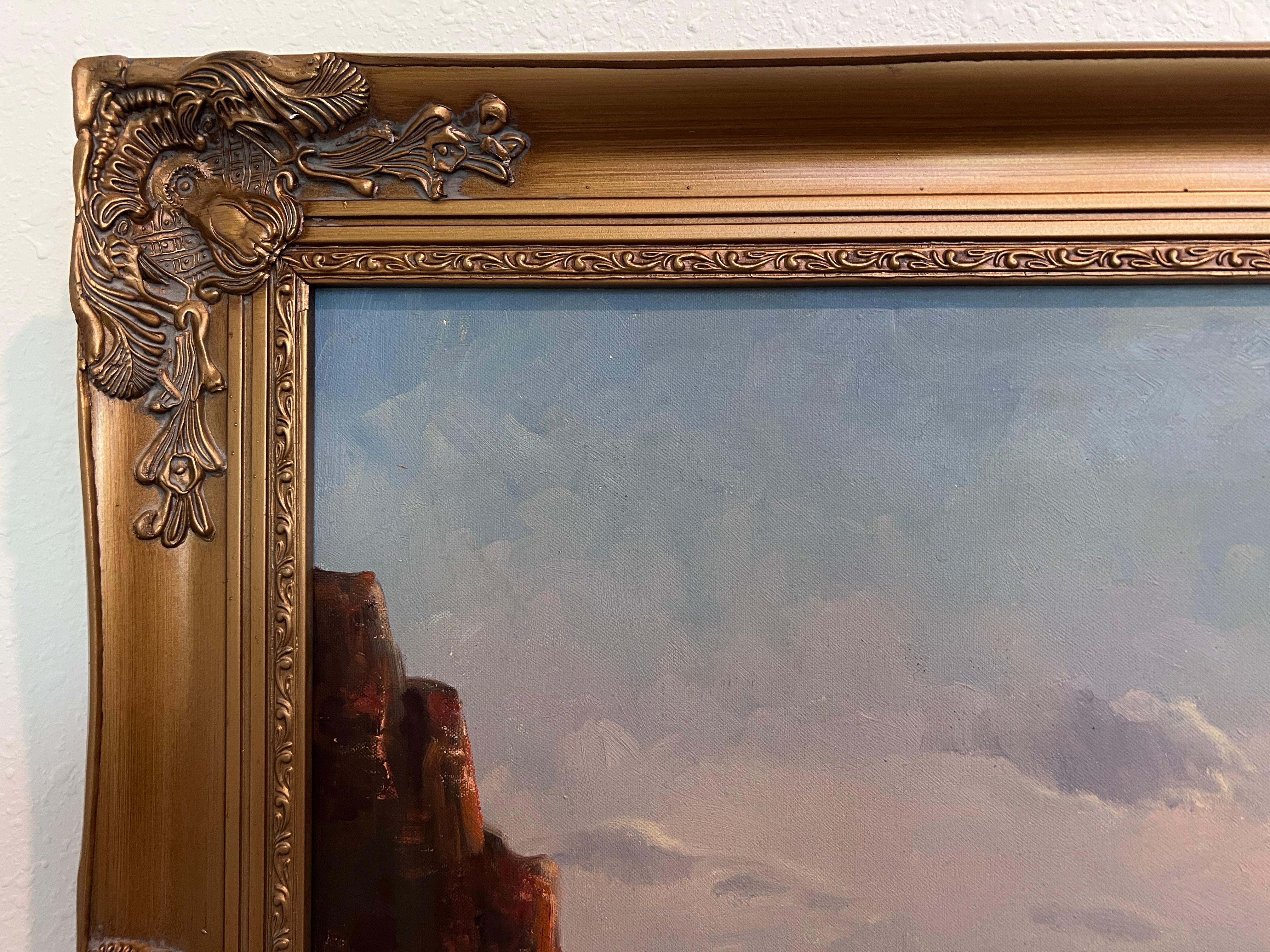 Gerhard Lukas Larsen (German 1911-1965) Oil canvas Vintage, Maritime, Seascape im Angebot 4