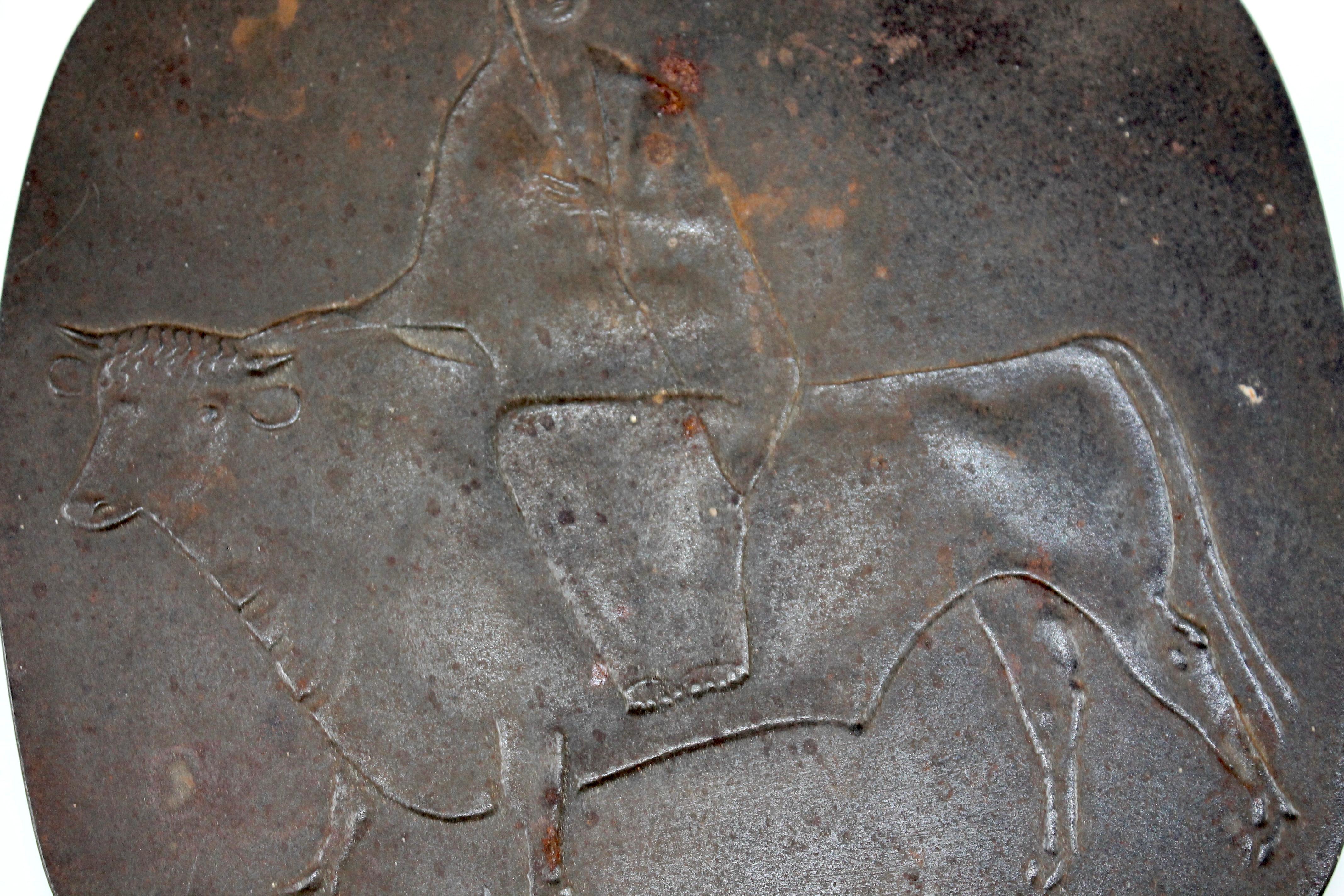 Ferro Targa in ghisa 