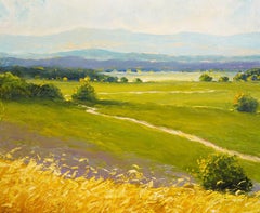 Gerhard Neswadba, German Painter, 'Path In The Distance' Original Oil Painting G