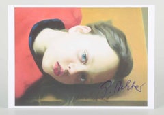 Gerhard Richter (b. 1932) “Betty”. Colour offset/ postcard, hand-signed.