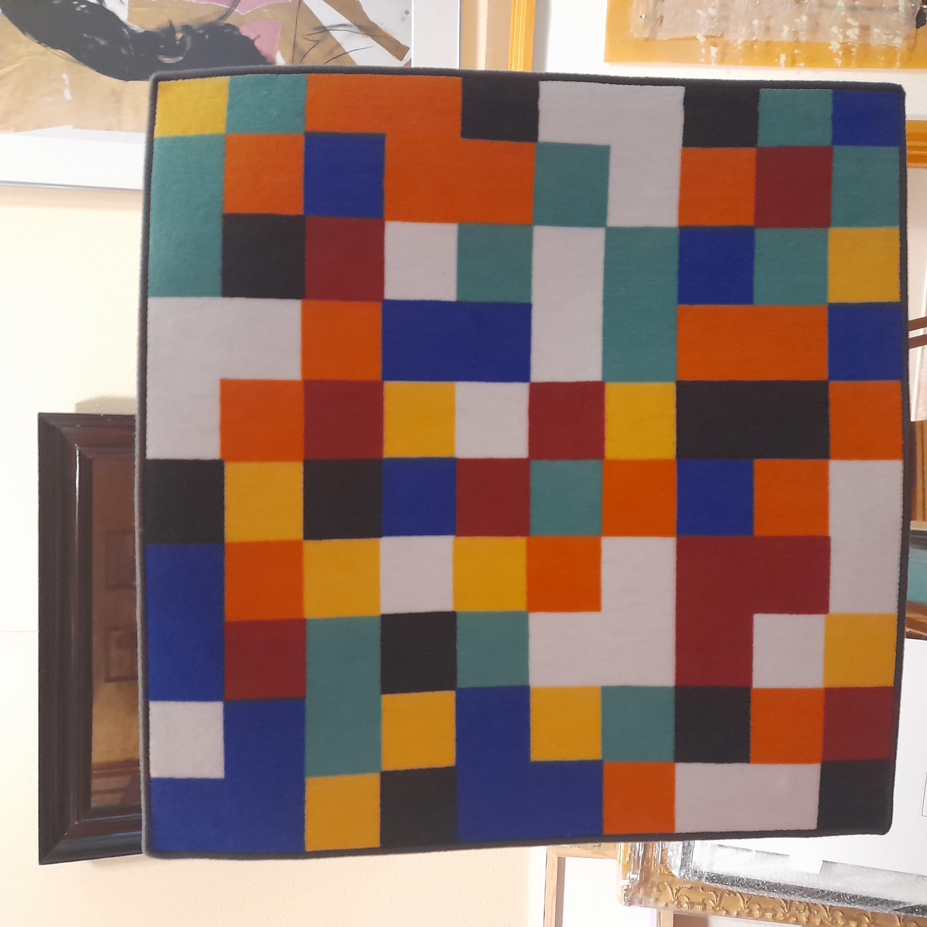 1024 Colors - Tufted Carpet by Vorwerk - Unframed - Art déco Art par Gerhard Richter
