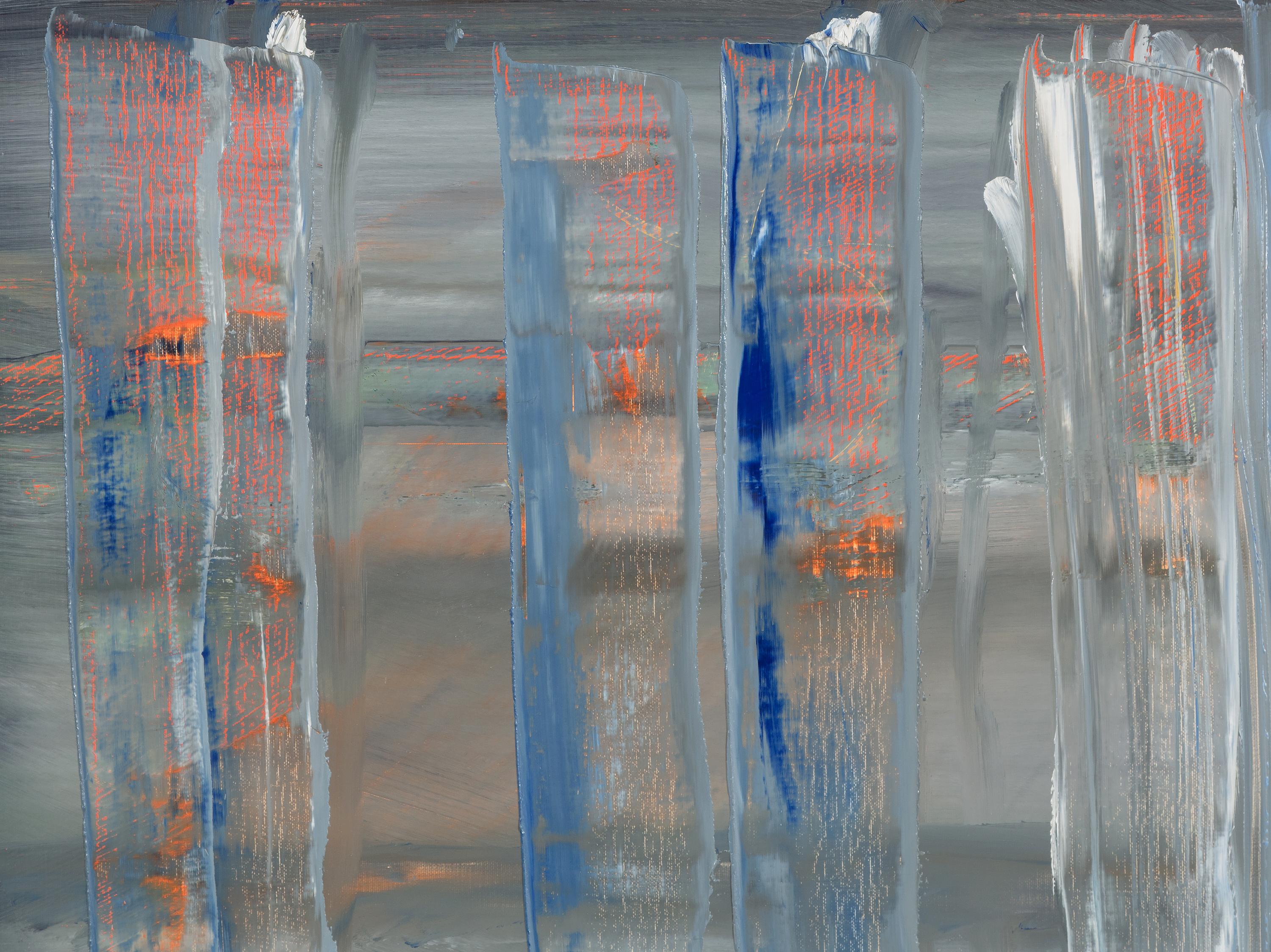 Bild 758-2 - Abstract Painting Grigio di Gerhard Richter