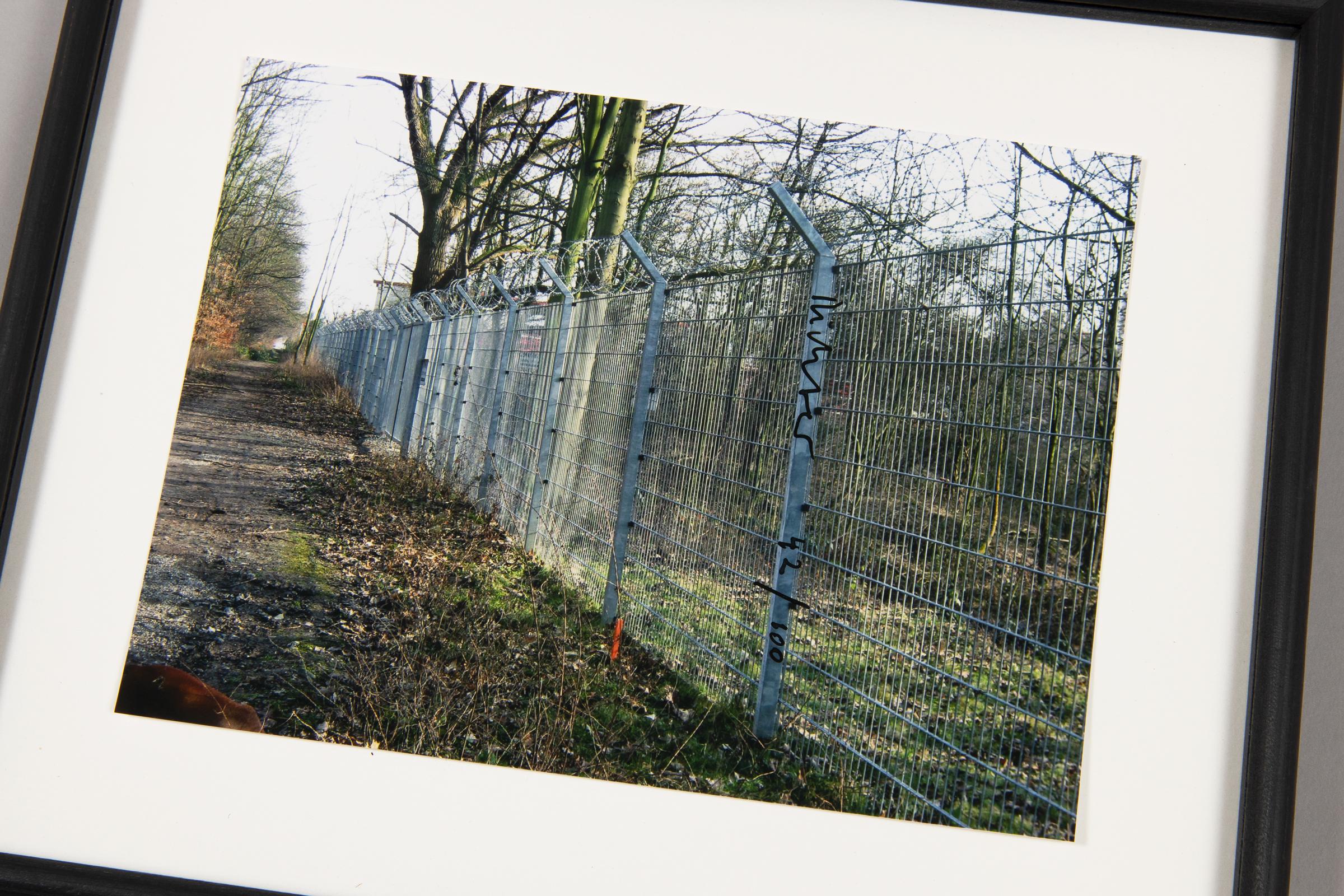 Gerhard Richter, Zaun: Hand-signed Color Photograph, in Artist's Frame For Sale 1