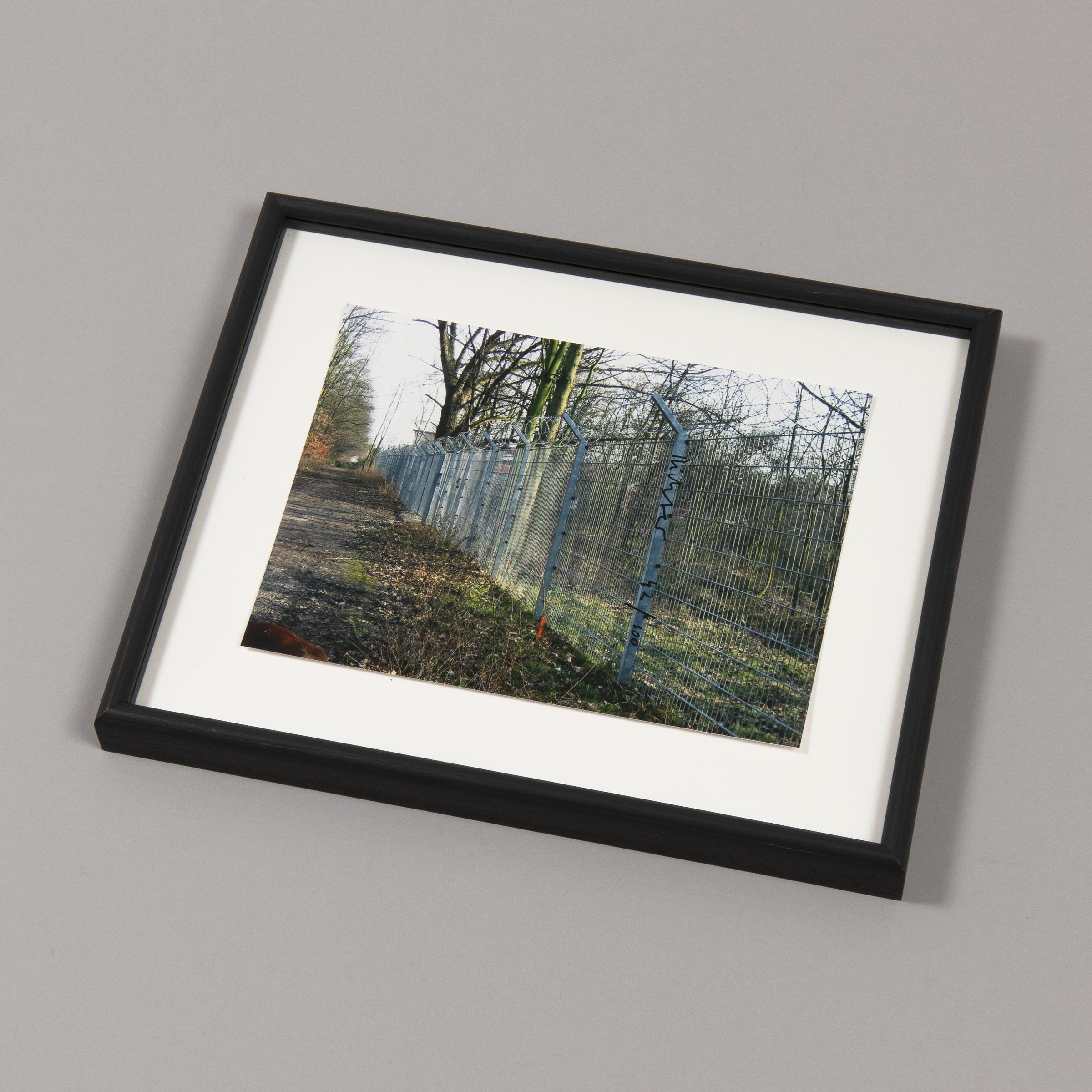 Gerhard Richter, Zaun: Hand-signed Color Photograph, in Artist's Frame For Sale 2