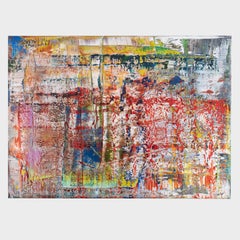 Abstraktes Bild (P1) Gerhard Richter Abstract colourful limited edition print