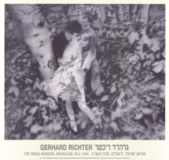 Vintage After Gerhard Richter-Lovers in the Forest Original Poster