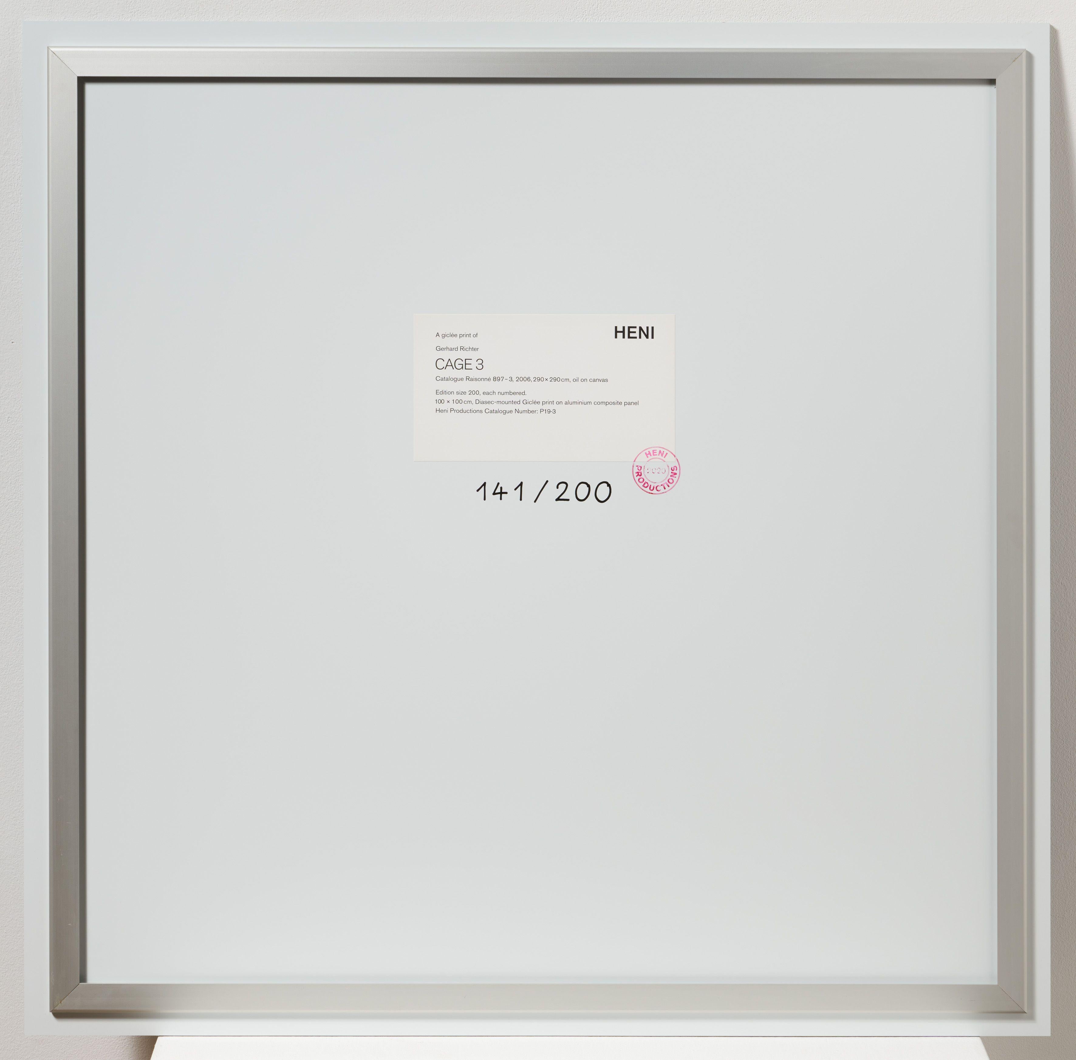 Cage P19-3 By Gerhard Richter For Sale 5