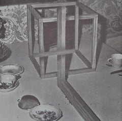 Vintage Cube with Cups, from Nine Objects - German Realism