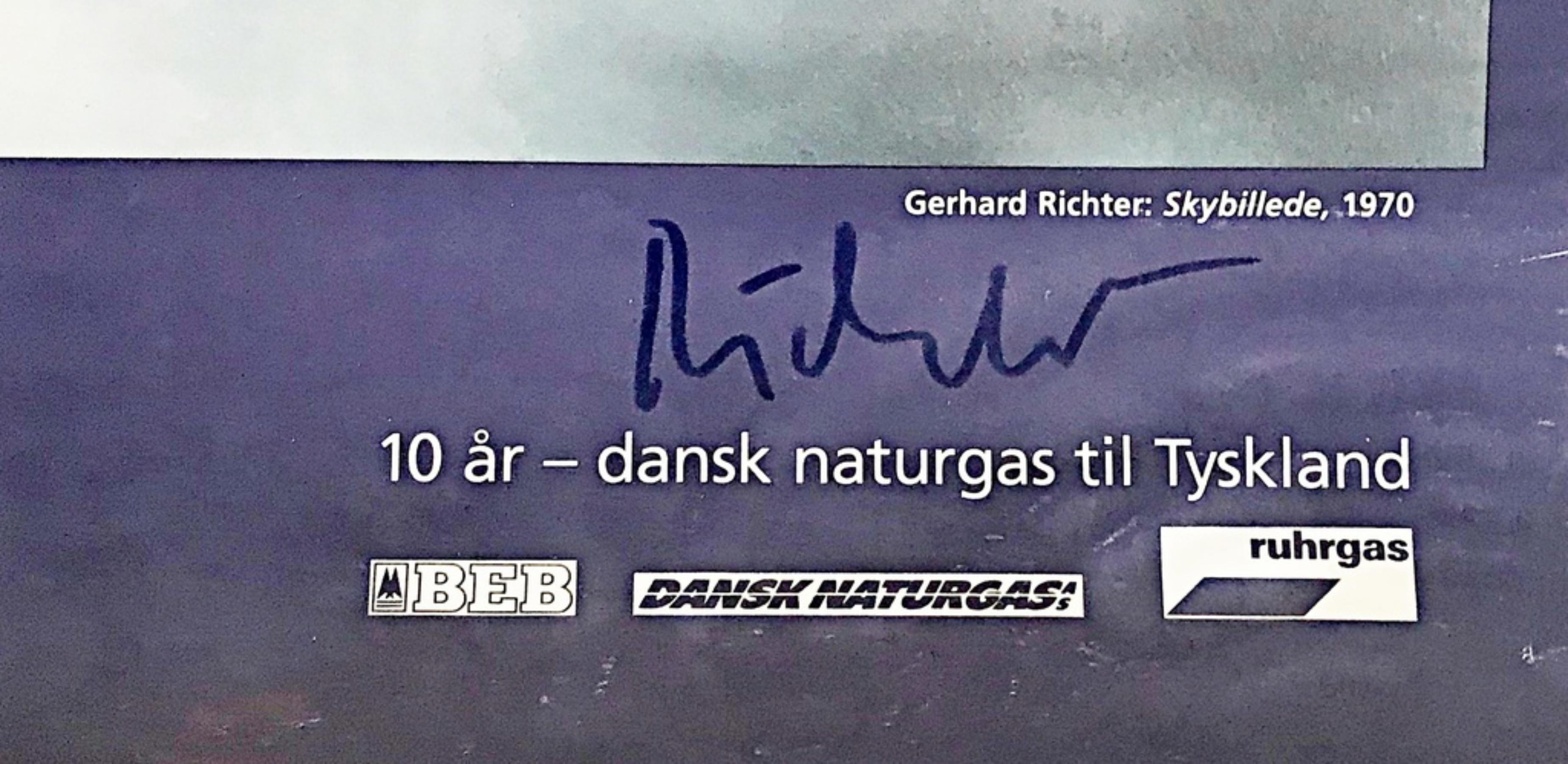 Gerhard Richter
Fra van Gogh Til Gerhard Richter (From Van Gogh to Gerhard Richter) - Hand signed by Gerhard Richter, 1994
Offset lithograph (Hand Signed)
Hand signed in black marker by Gerhard Richter lower right recto; unnumbered
34 × 24 1/2