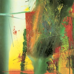 Vintage Gerhard Richter-DG-46" x 46"-Poster-1991-Contemporary-Green, Yellow, Red