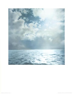 Gerhard Richter-Seascape (No Text)-35.25" x 27.5"-Poster-2004-Contemporary-Blue