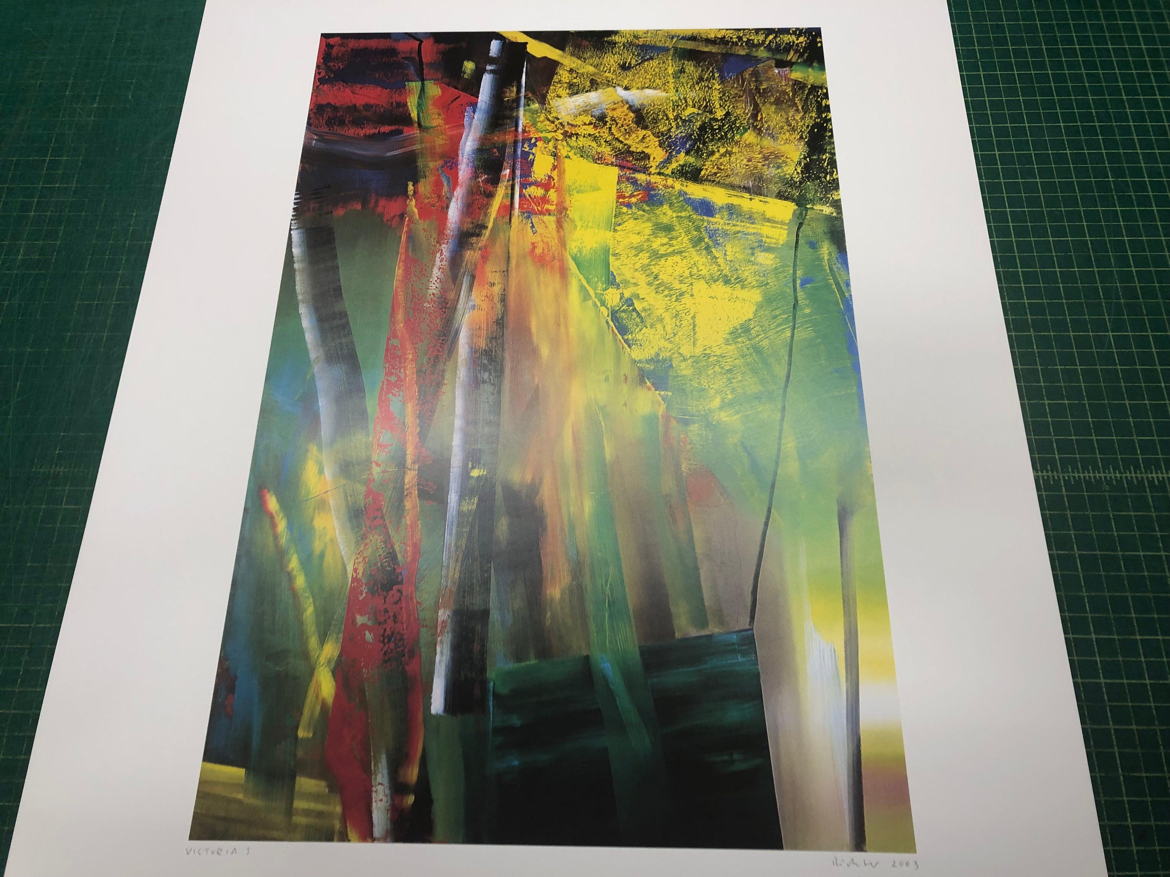 Gerhard Richter-Placa Victoria I firmada Edición limitada en venta 6