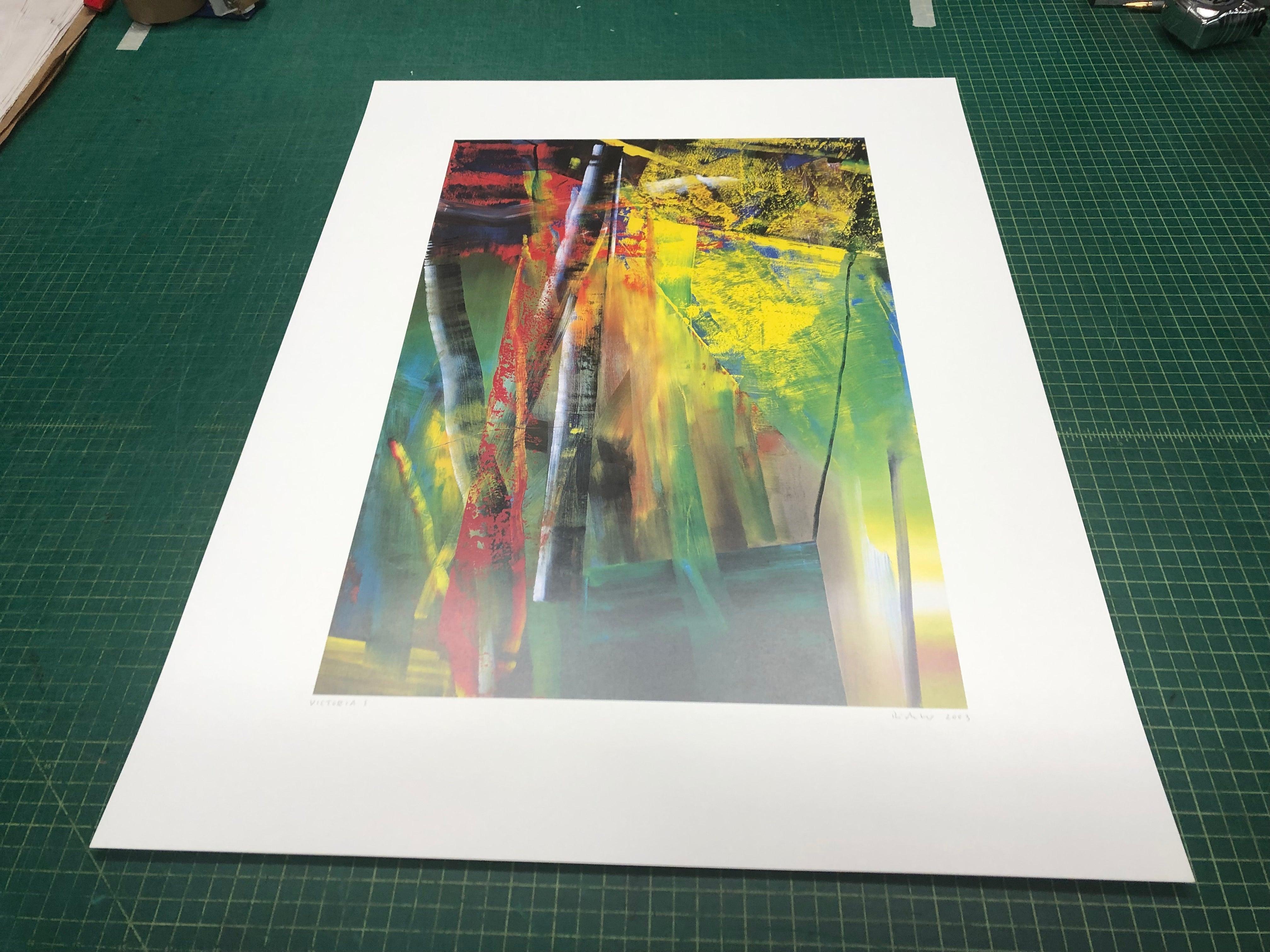 Gerhard Richter-Placa Victoria I firmada Edición limitada en venta 7