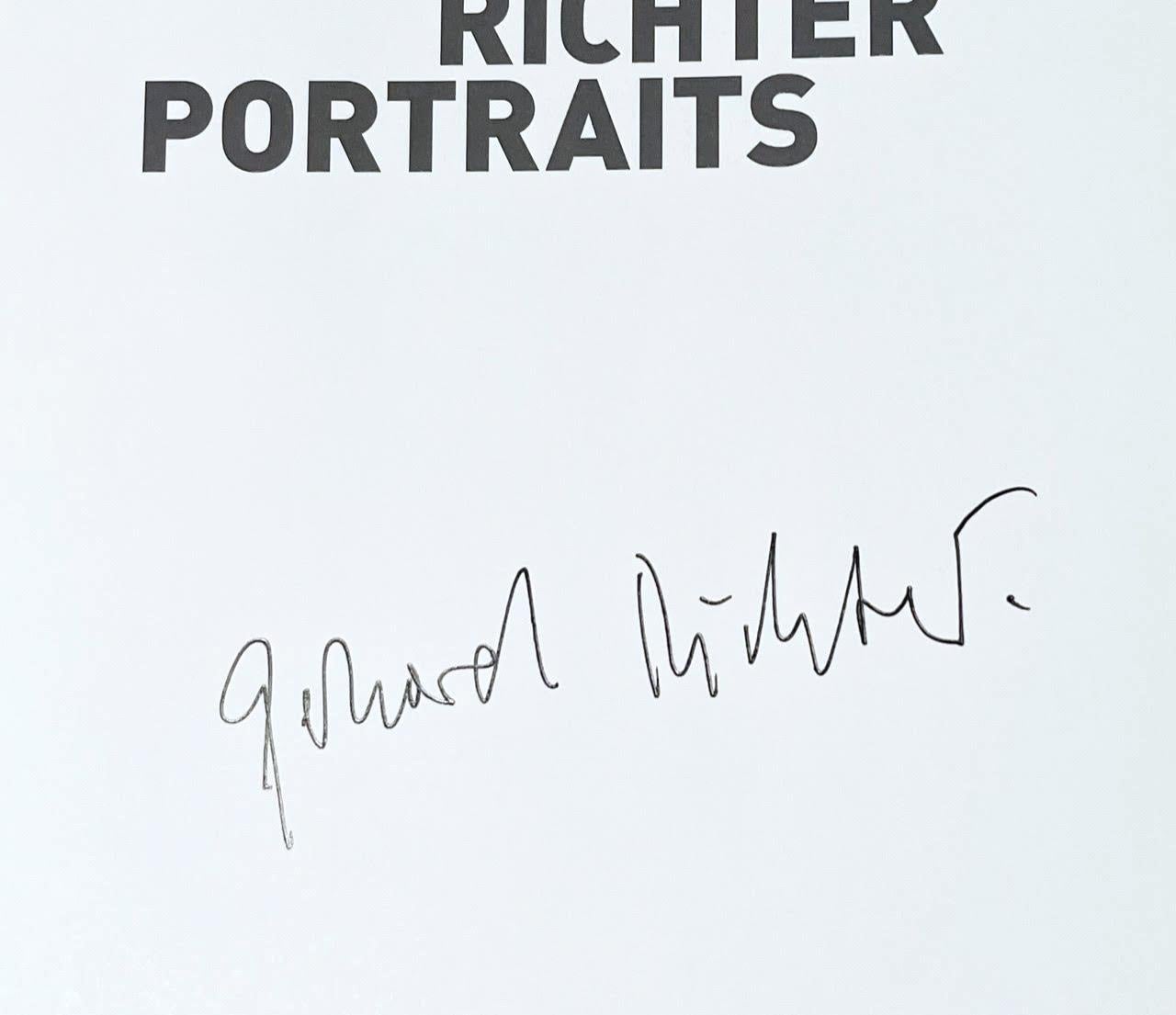 Monograph: GERHARD RICHTER PORTRAITS (official hand signed book - 1 of only 50) - Contemporary Art by Gerhard Richter