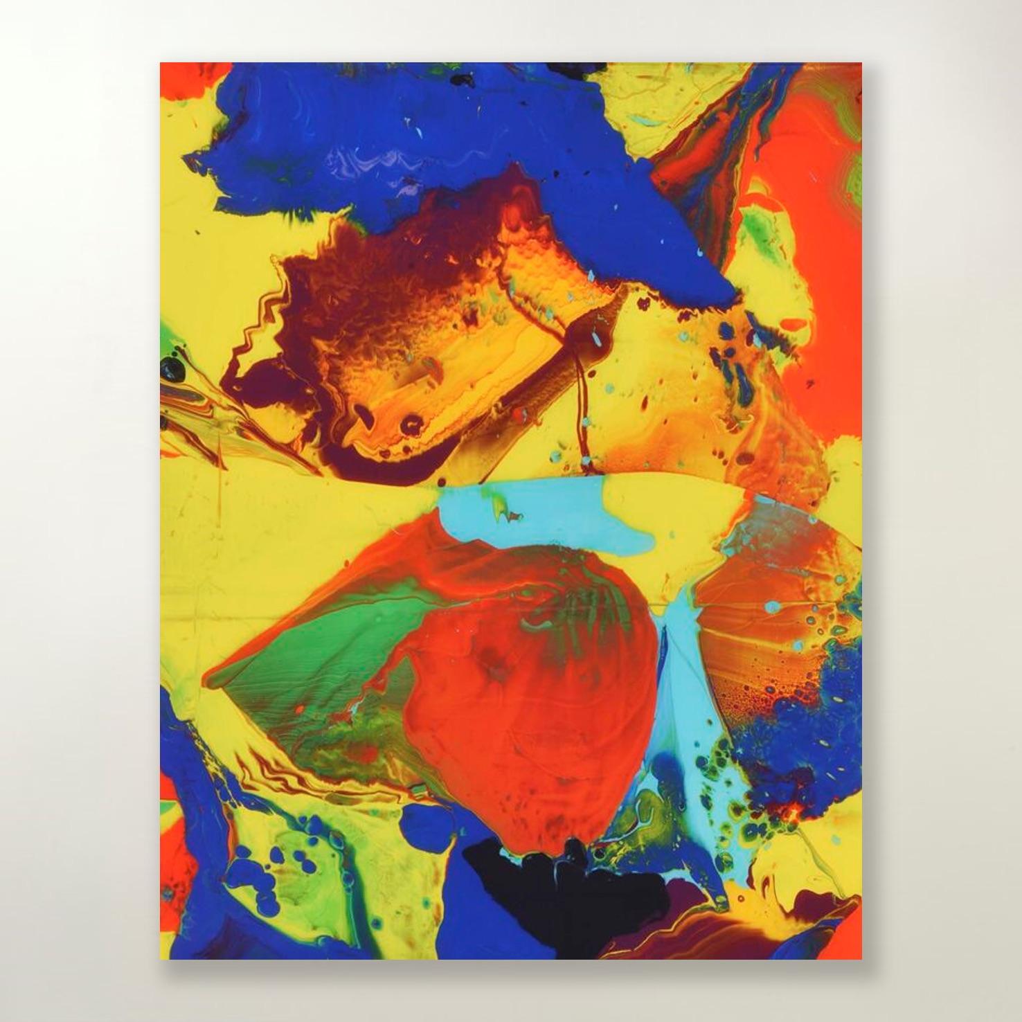 P08-P11 (portfolio) - Richter, Contemporain, 21e siècle, A.I.C., coups de pinceau - Beige Abstract Print par Gerhard Richter