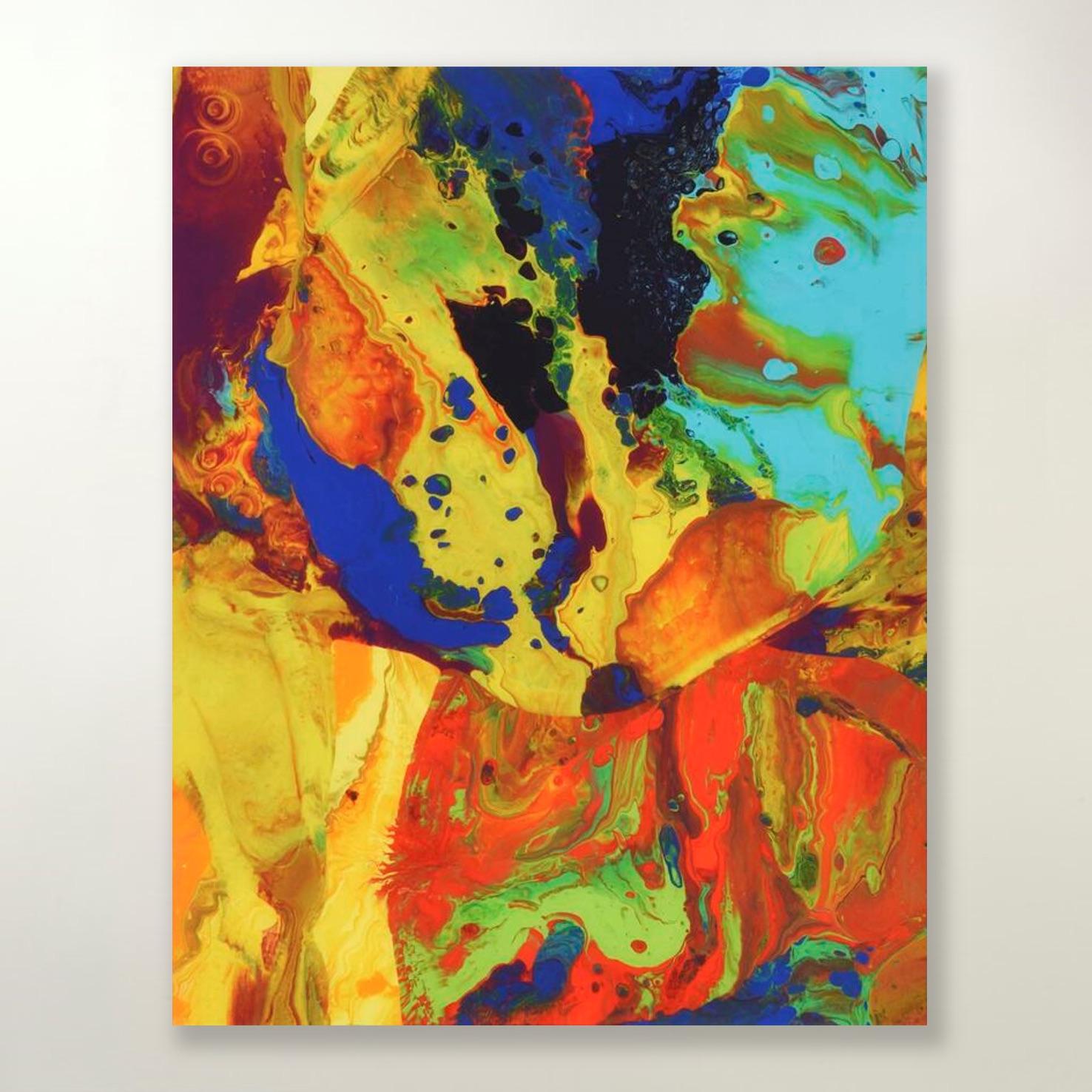 P08-P11 (Portfolio) - Richter, Zeitgenössisch, 21. Jahrhundert, C-Druck, Pinselstriche (Beige), Abstract Print, von Gerhard Richter