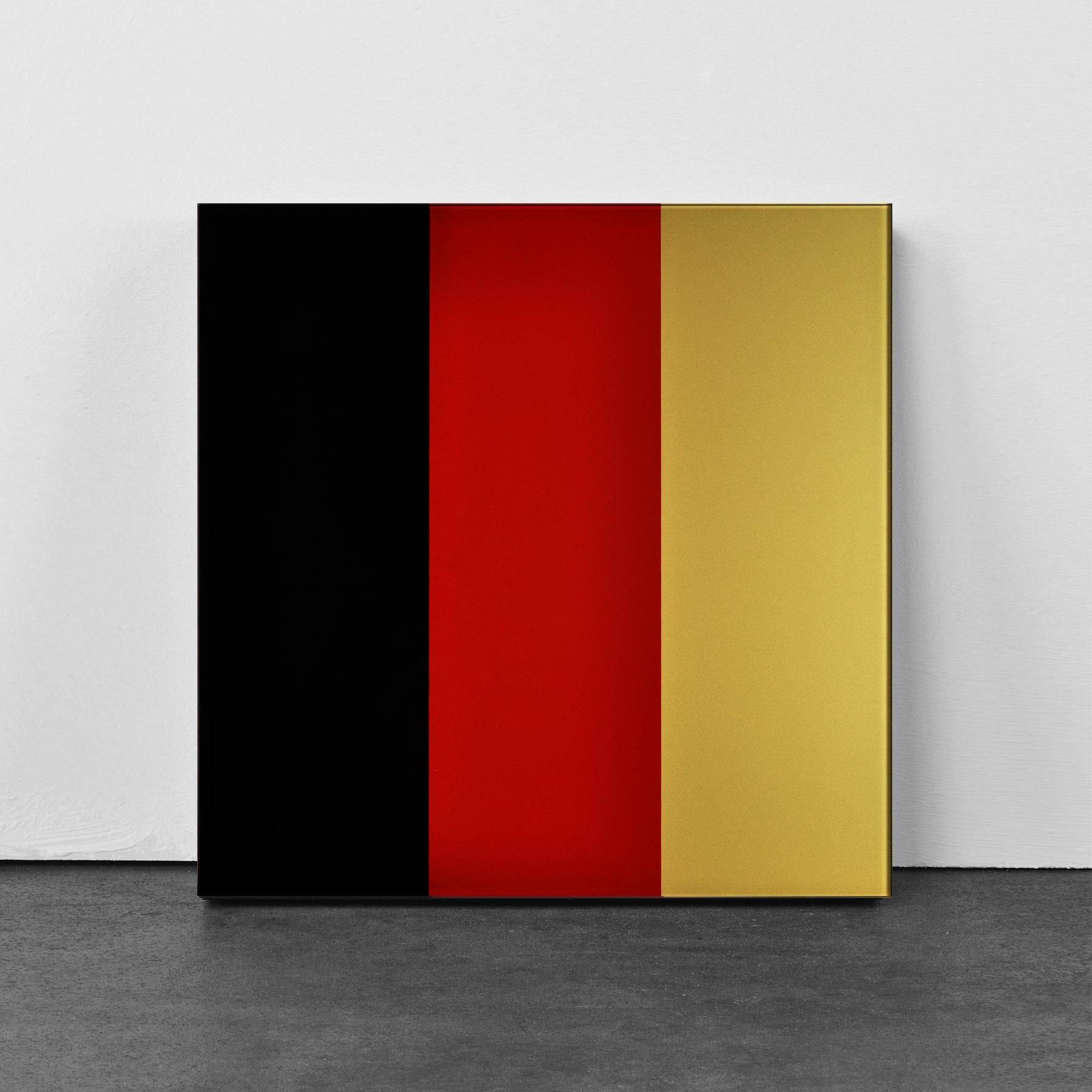 Gerhard Richter Abstract Print - Schwarz - Rot - Gold IV- Contemporary, 21st Century, Silkscreen, Limited Edition