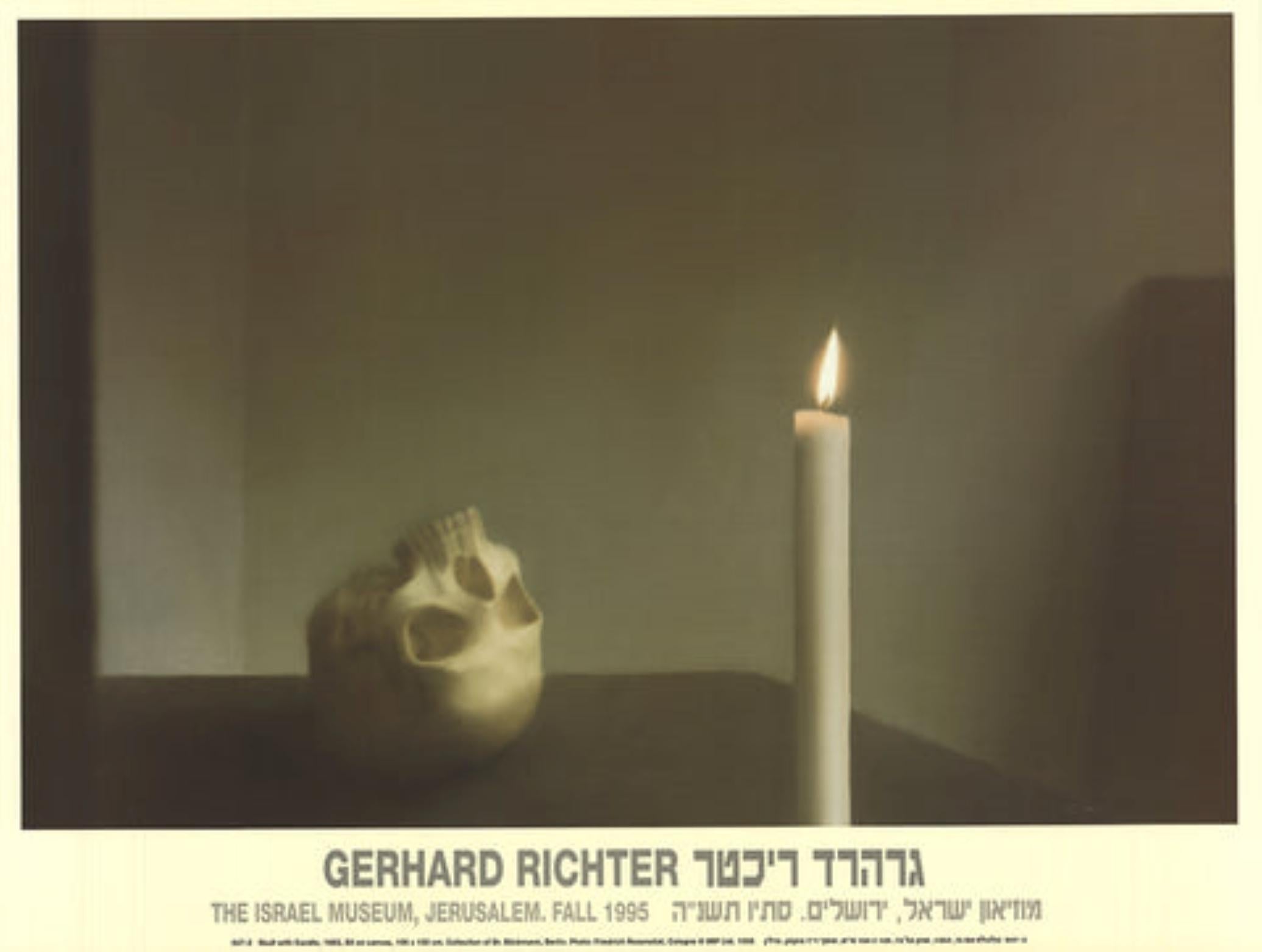 Skull with Candle By Gerhard Richter For Sale 1