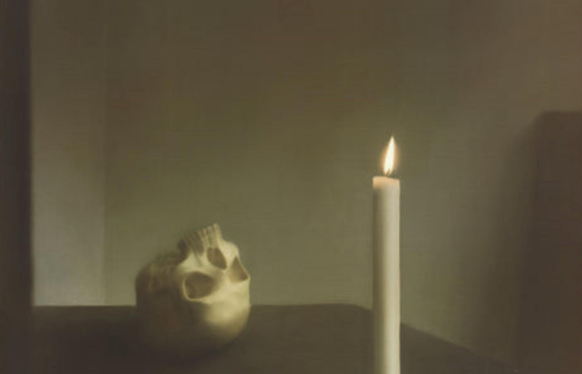 Skull with Candle By Gerhard Richter For Sale 3