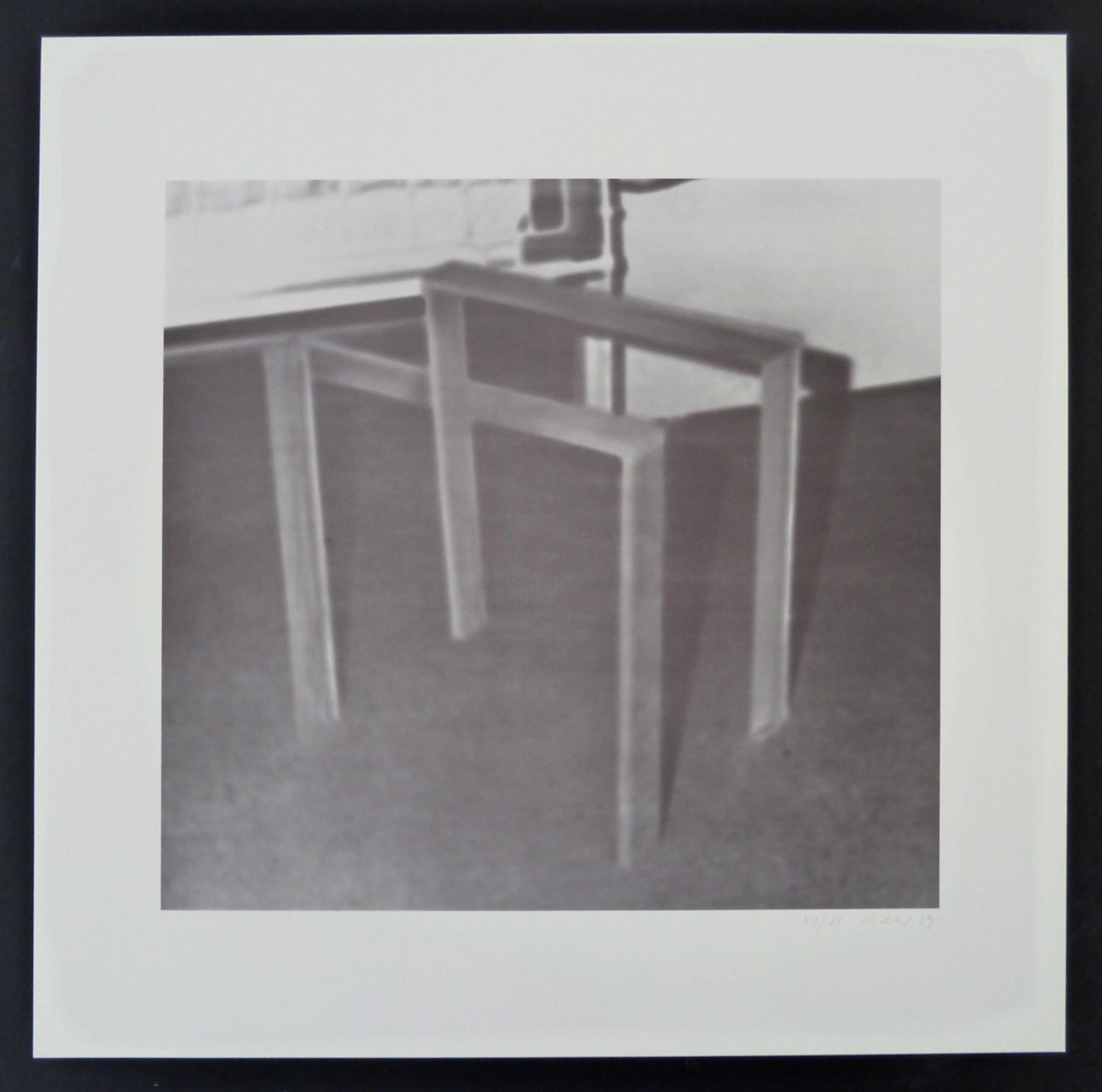 Table Legs, from: Nine Objects - German Realism - Print by Gerhard Richter