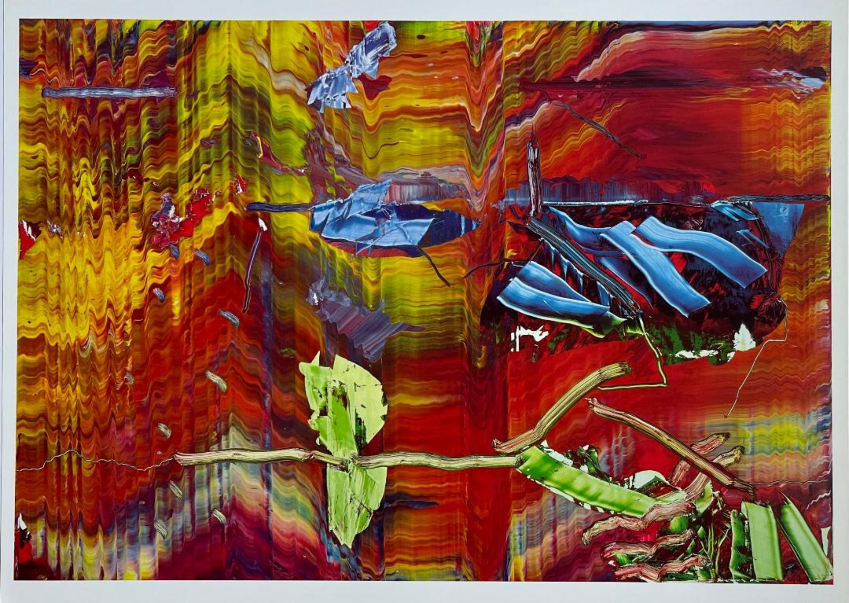 Untitled Abstract Picture (Limited edition authorized promotional reproduction) - Print by Gerhard Richter