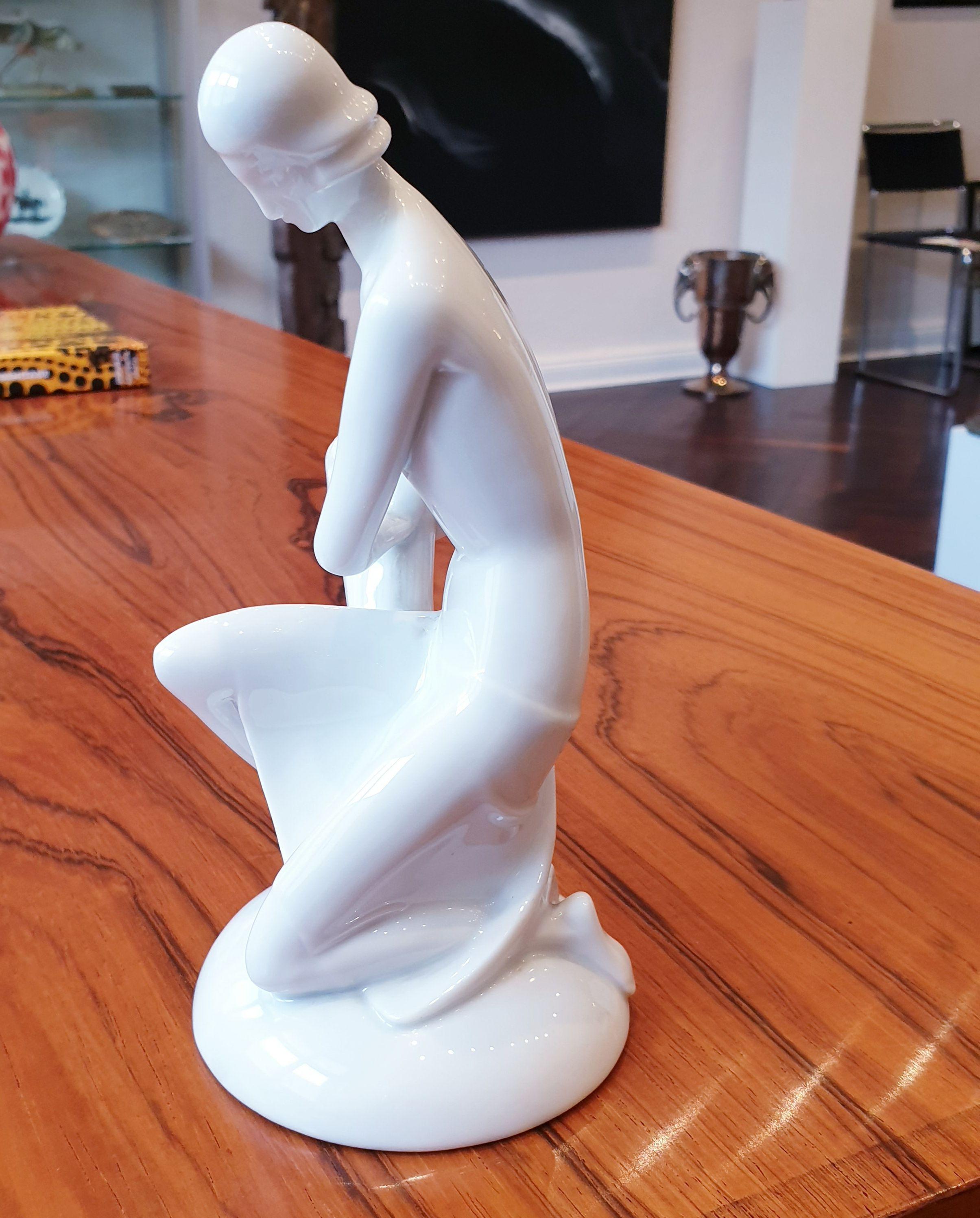 German Gerhard Schliepstein Art Deco Porcelain Figure 