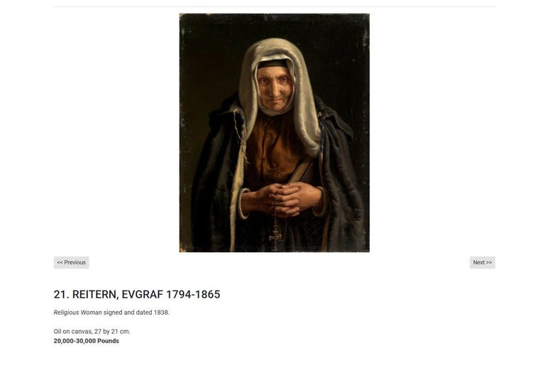 German artist Portrait of Russian Nobleman 19th century Oil painting on ...