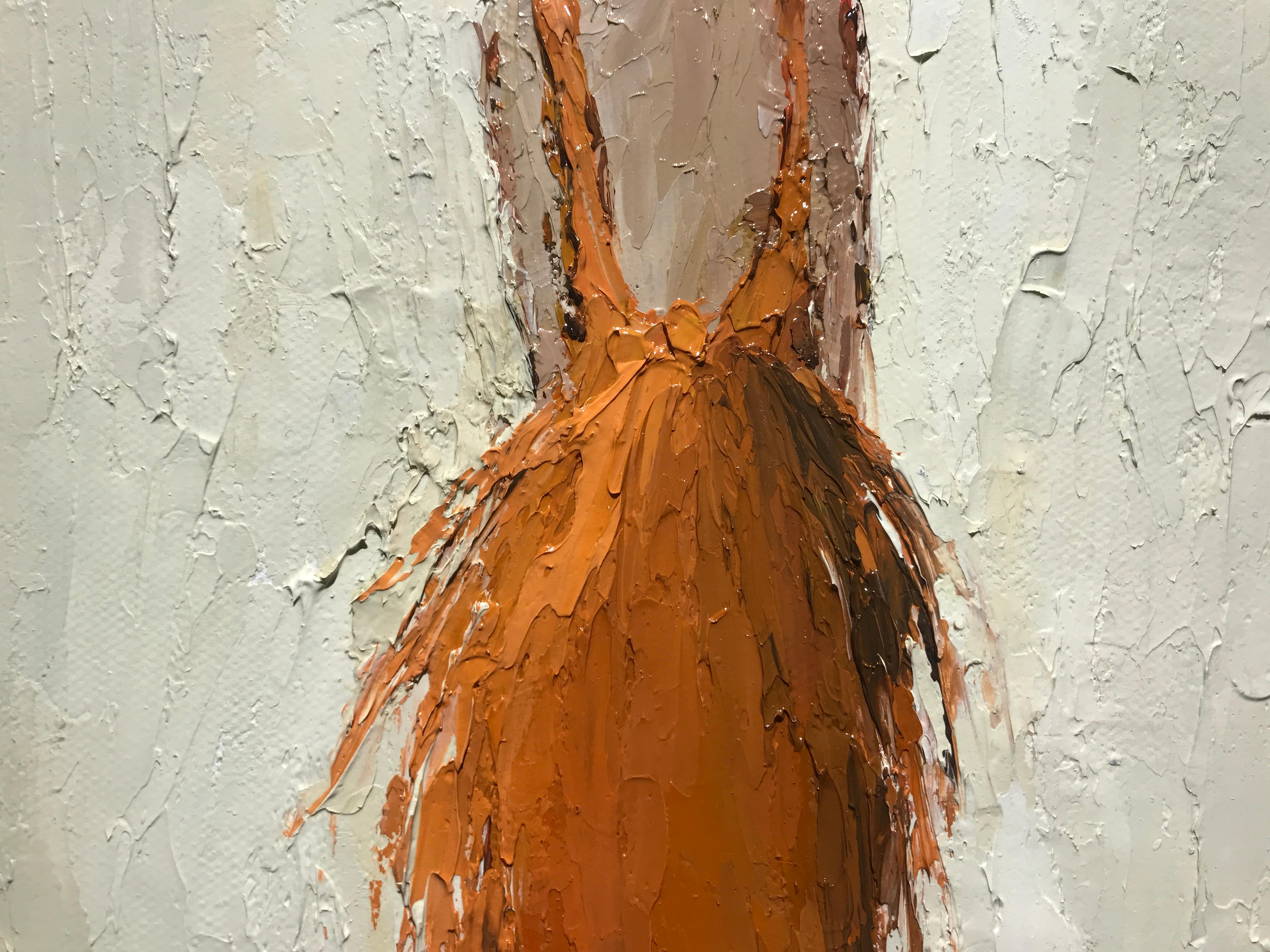 Anne-Marie, Geri Eubanks 2018 Framed Impressionist Oil on Canvas Painting 2