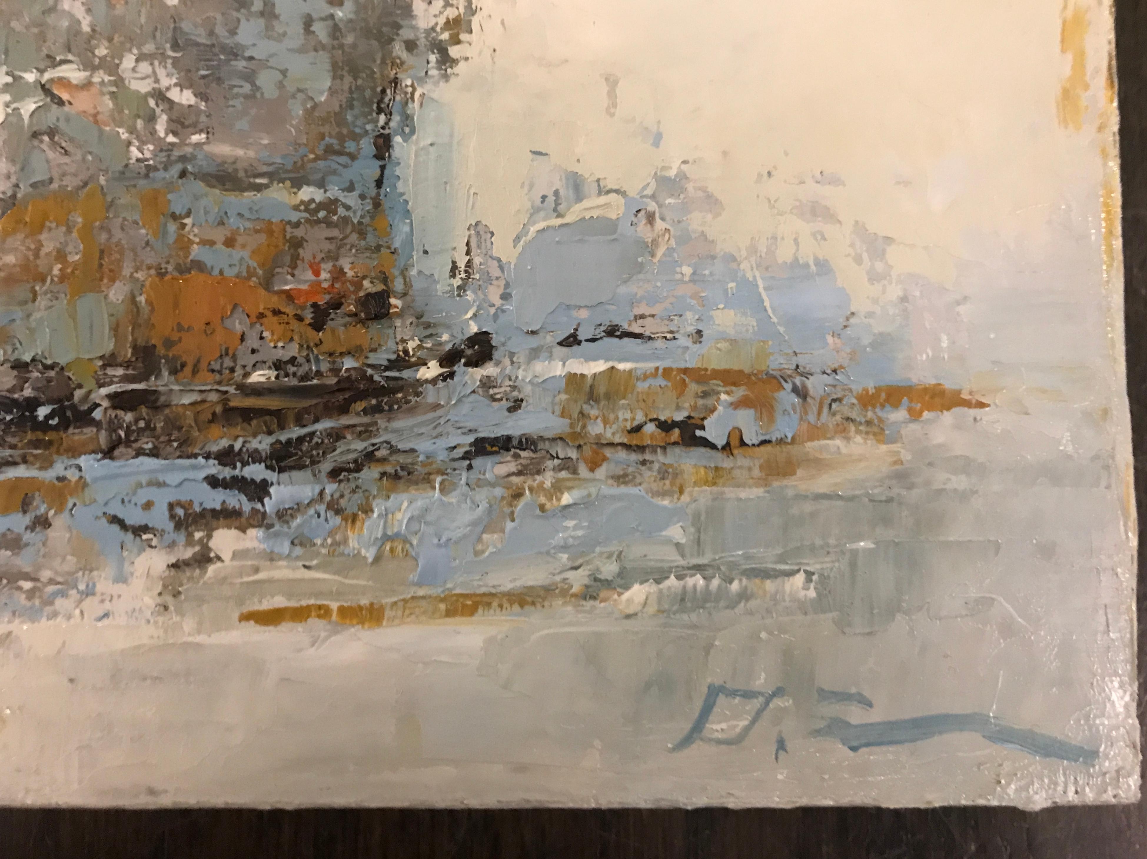 Bloom by Geri Eubanks 2018 Petite Impressionist Still Life Oil on Canvas 2