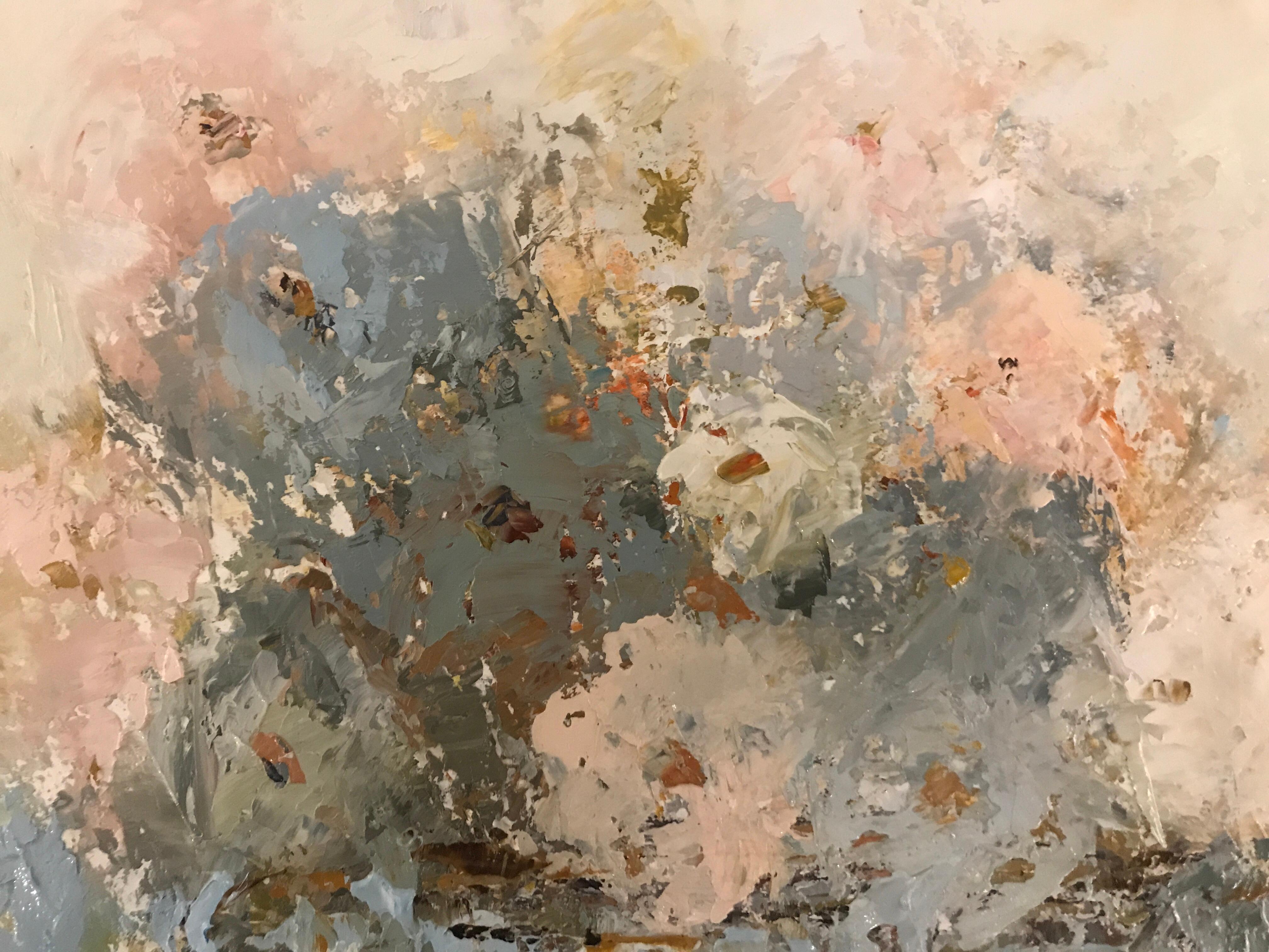 Bloom by Geri Eubanks 2018 Petite Impressionist Still Life Oil on Canvas 4