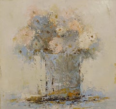 Bloom by Geri Eubanks 2018 Petite Impressionist Still Life Oil on Canvas