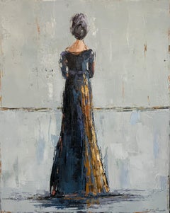 Eve by Geri Eubanks, Framed Impressionist Oil on Canvas Painting