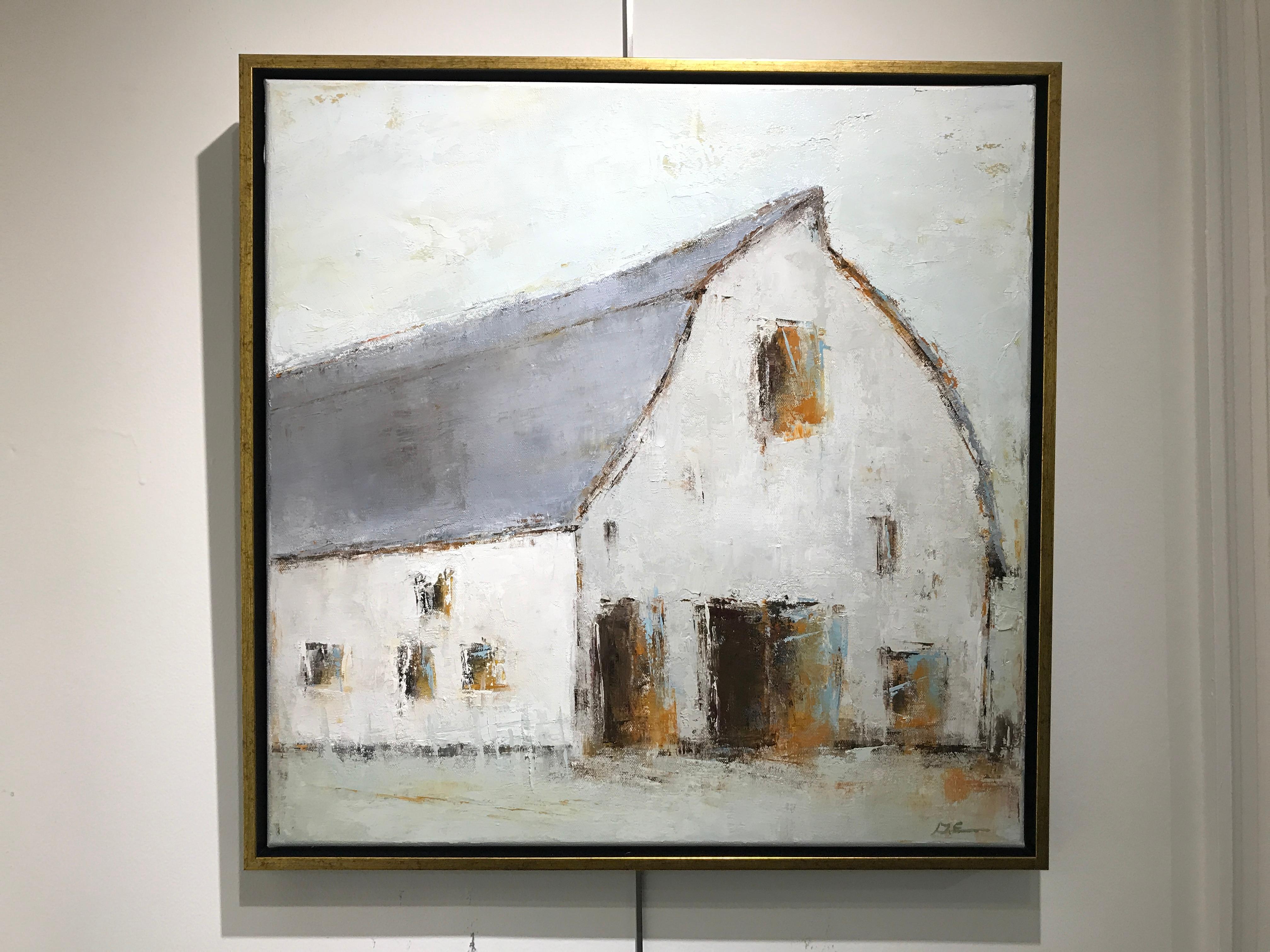 Forgotten Barn I by Geri Eubanks, Medium Size Impressionist Framed Painting 1